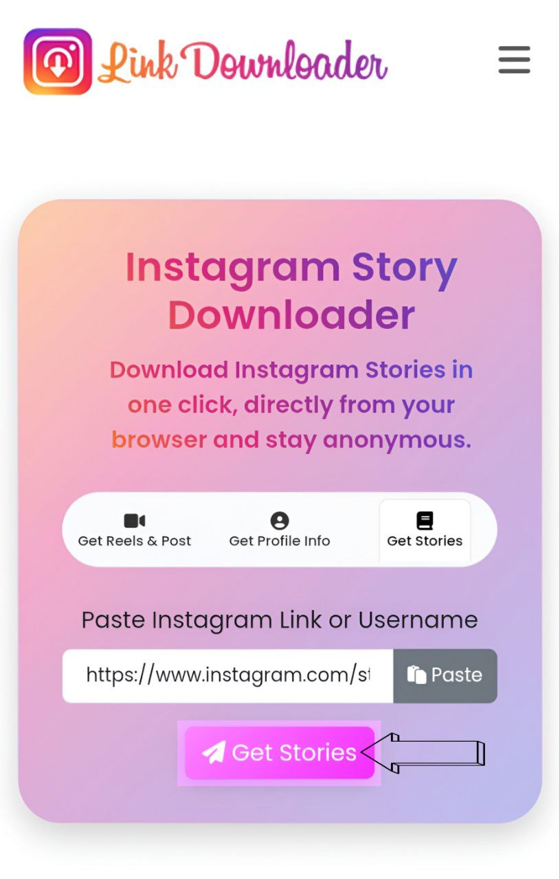 Download Instagram content